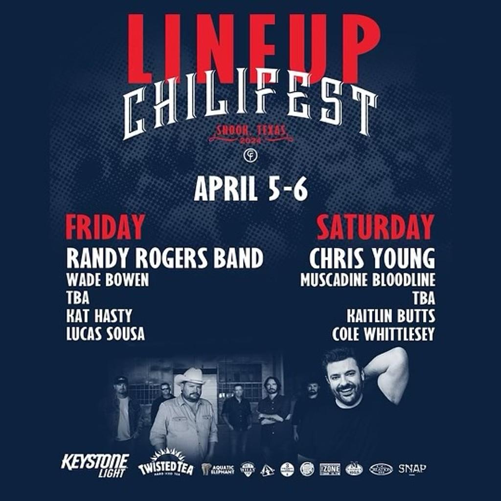 Lineup Poster Chilifest 2024