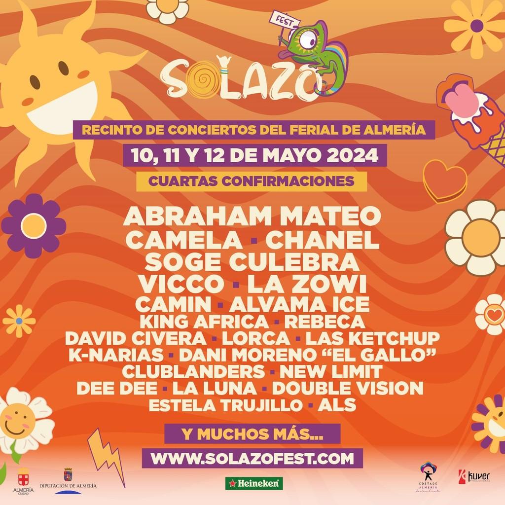 Lineup Poster SOLAZO Fest 2024