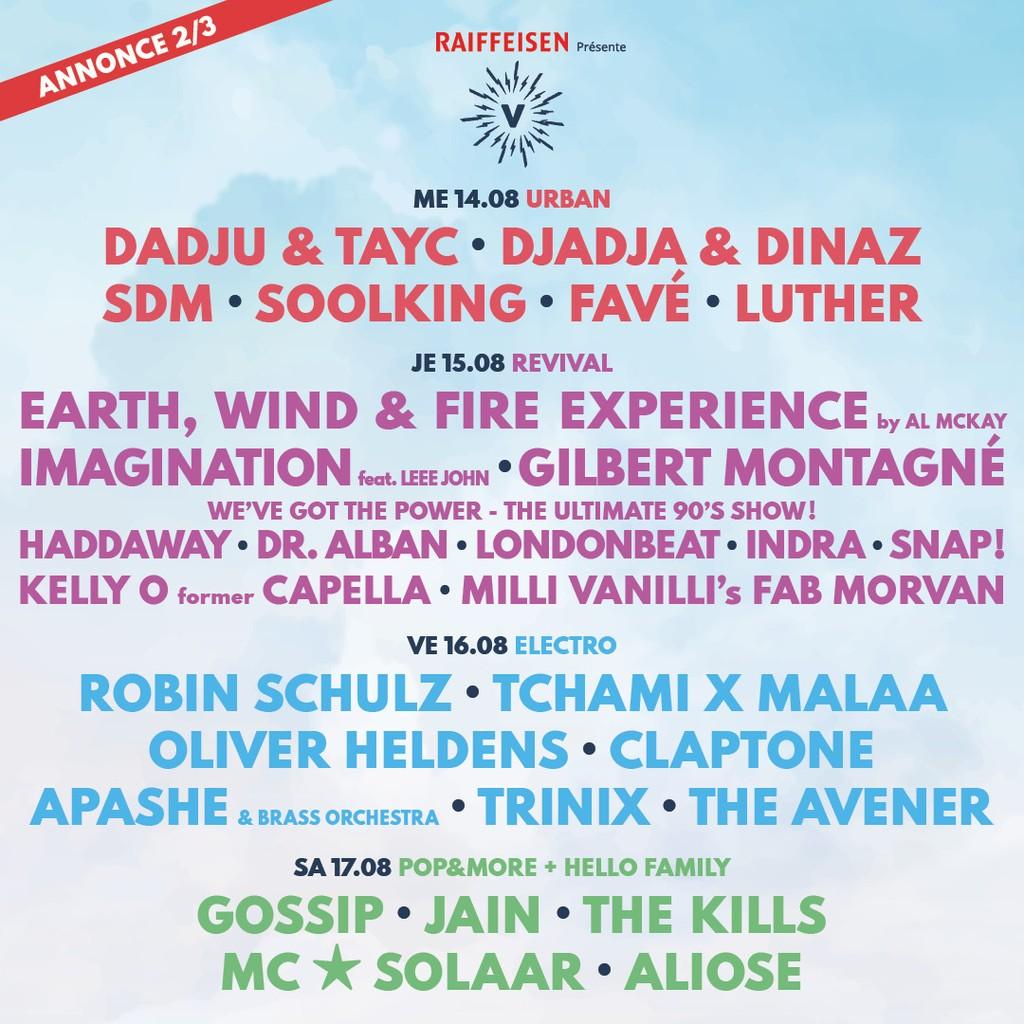 Lineup Poster Venoge Festival 2024