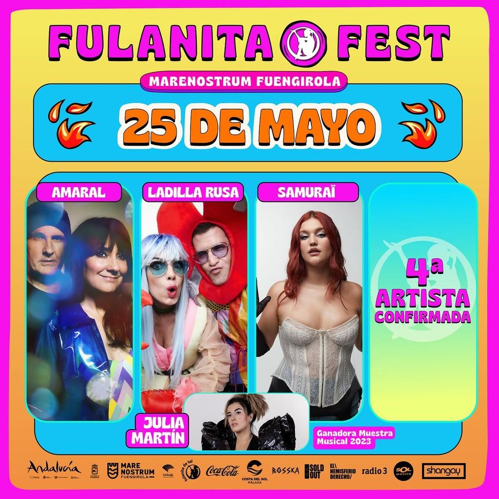 Lineup Poster Fulanita Fest 2024