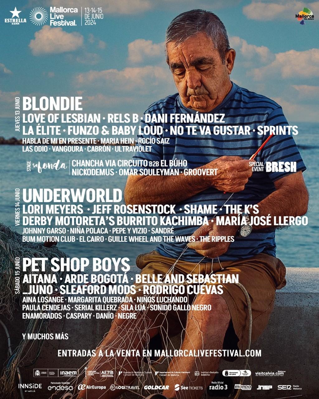 Lineup Poster Mallorca Live Festival 2024