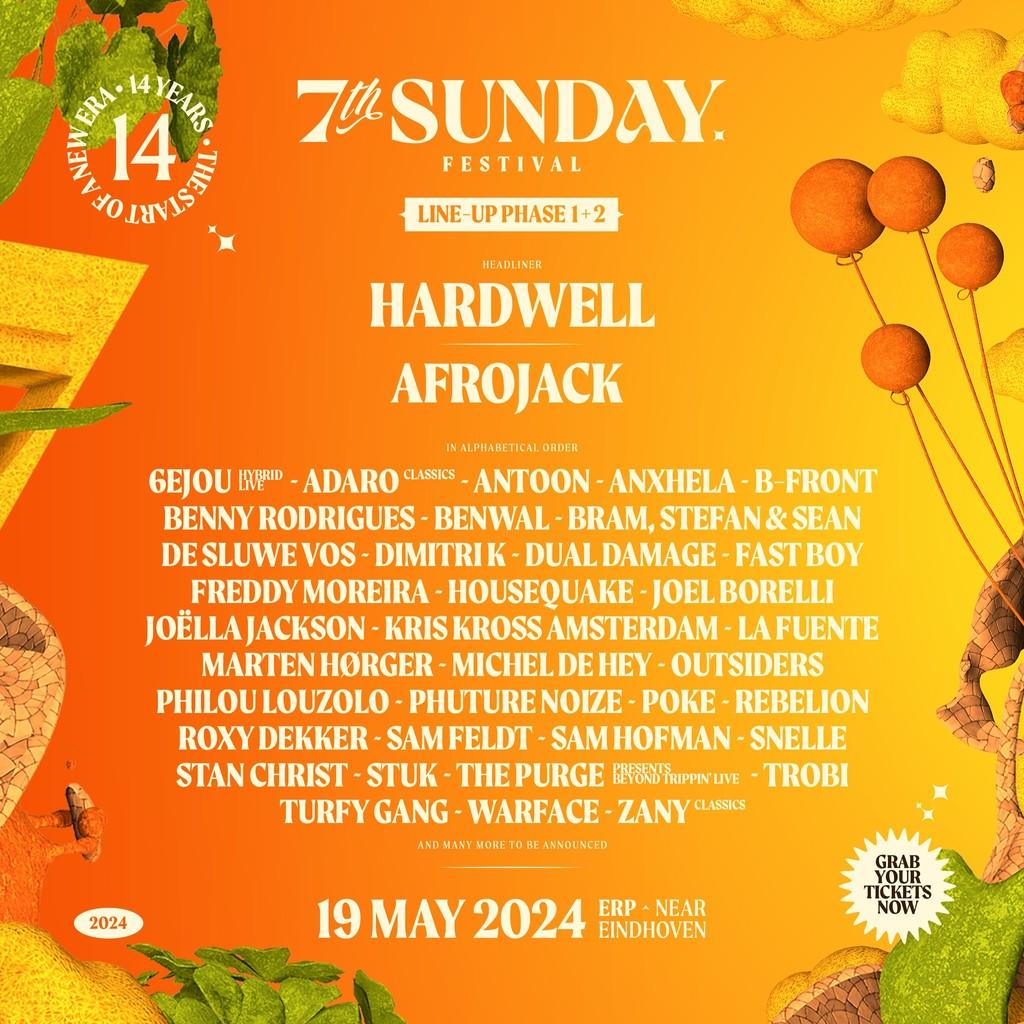 Lineup Poster 7th Sunday Festival 2024