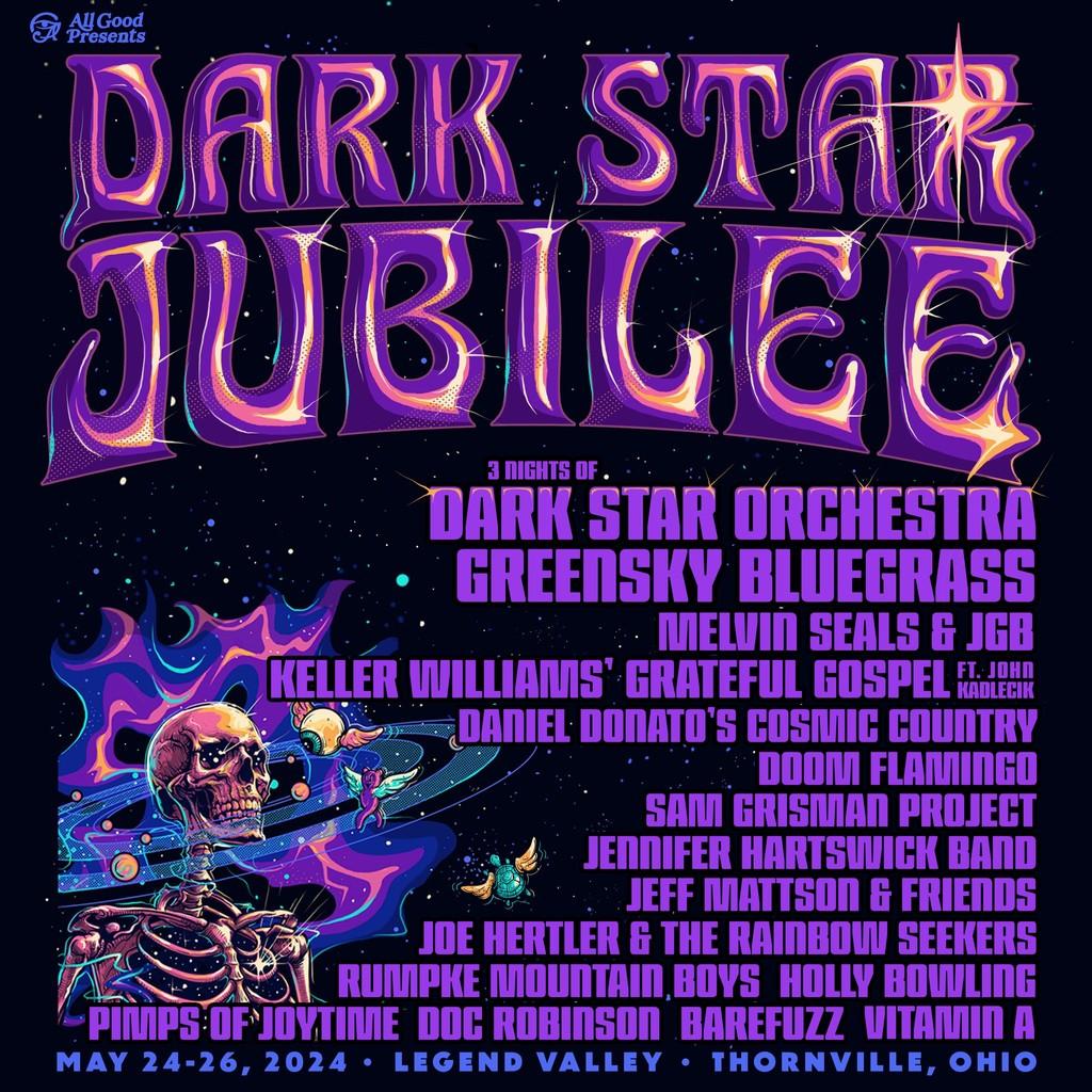 Lineup Poster Dark Star Jubilee 2024