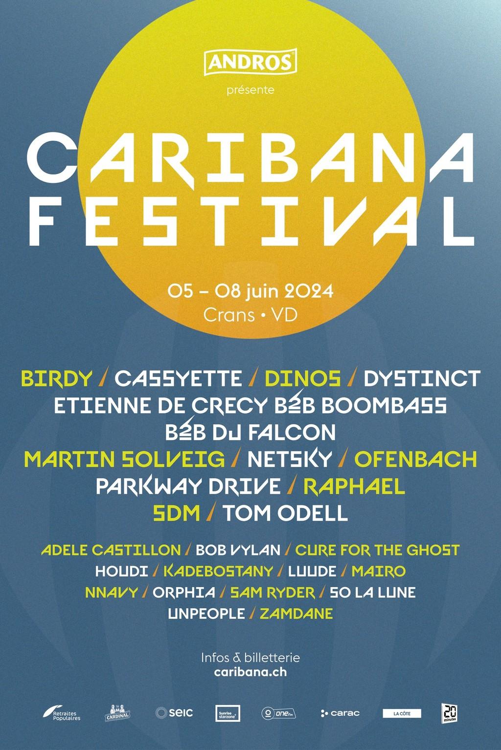 Lineup Poster Caribana Festival 2024