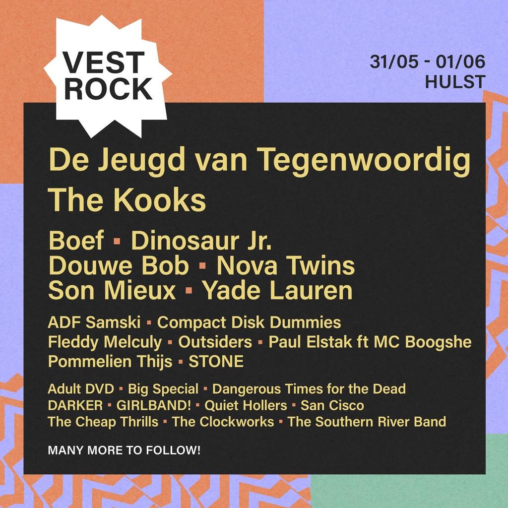 Lineup Poster Vestrock 2024