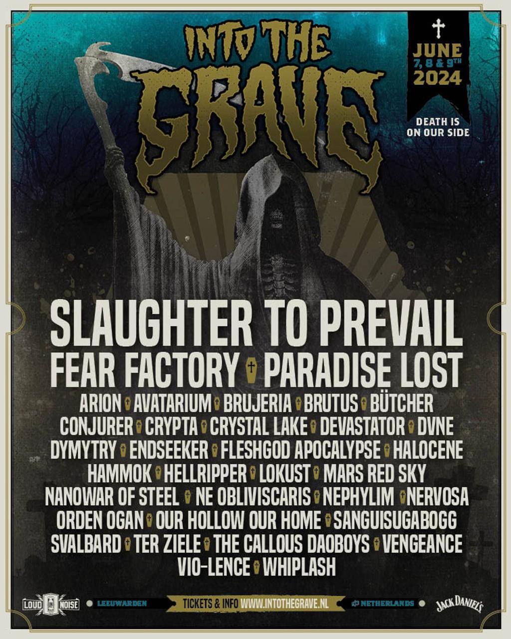 Lineup Poster Into The Grave 2024