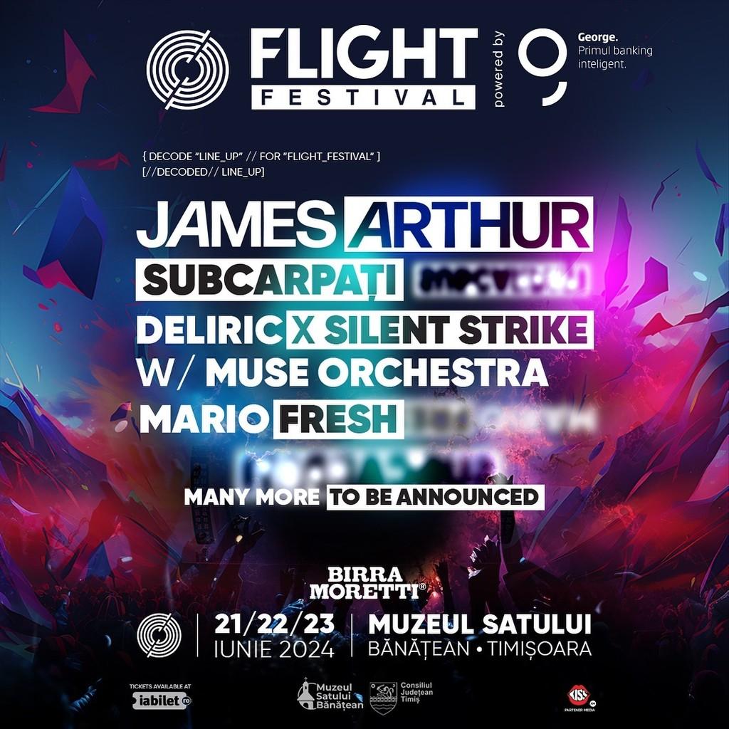 Lineup Poster Flight Festival 2024