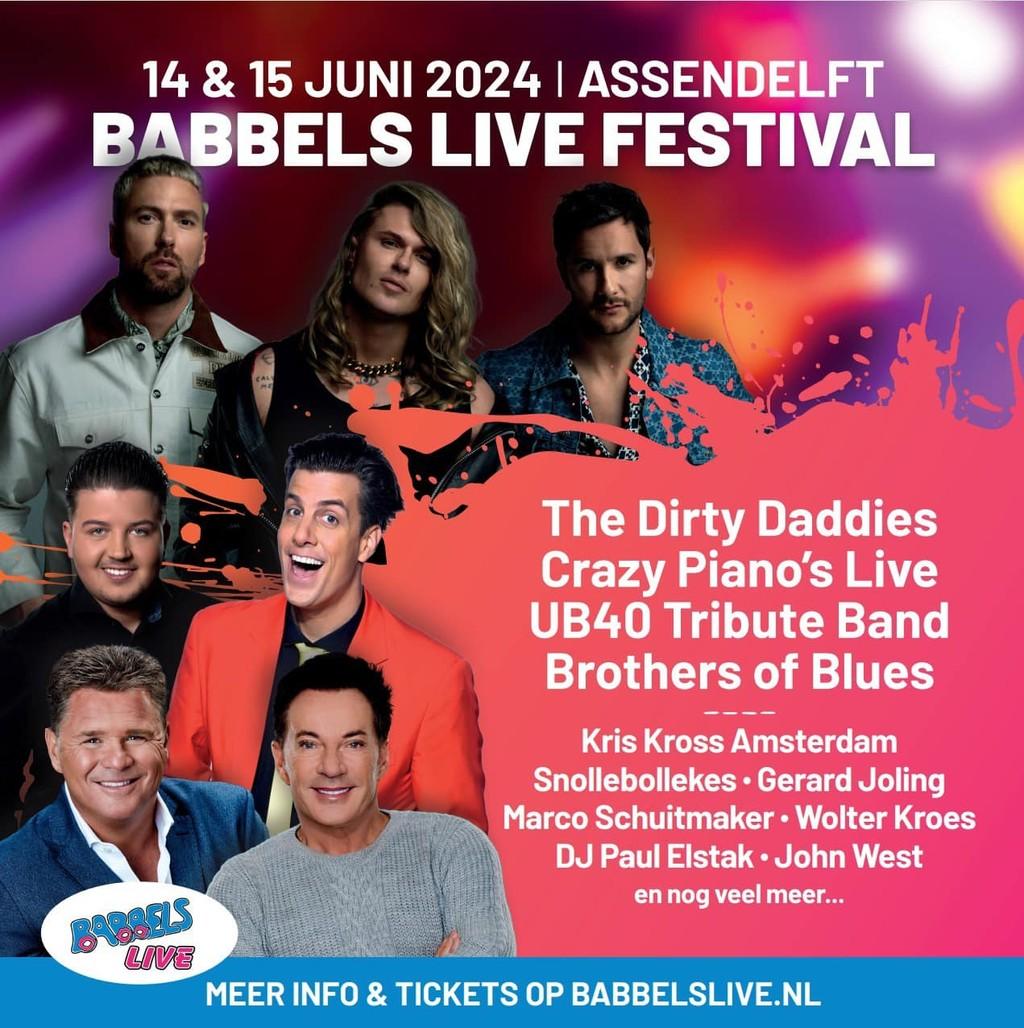 Lineup Poster Babbels Live Festival 2024