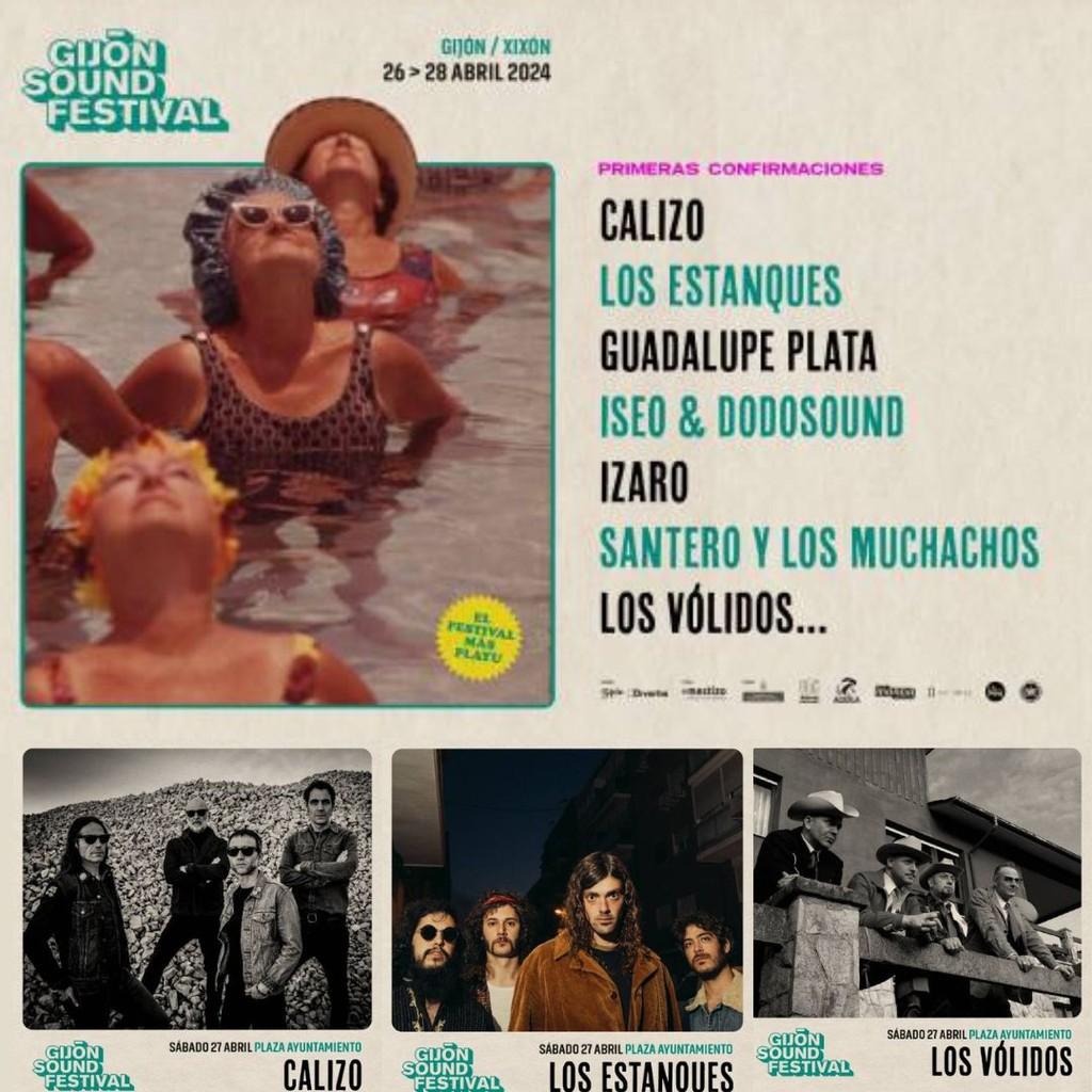 Lineup Poster Gijón Sound Festival 2024