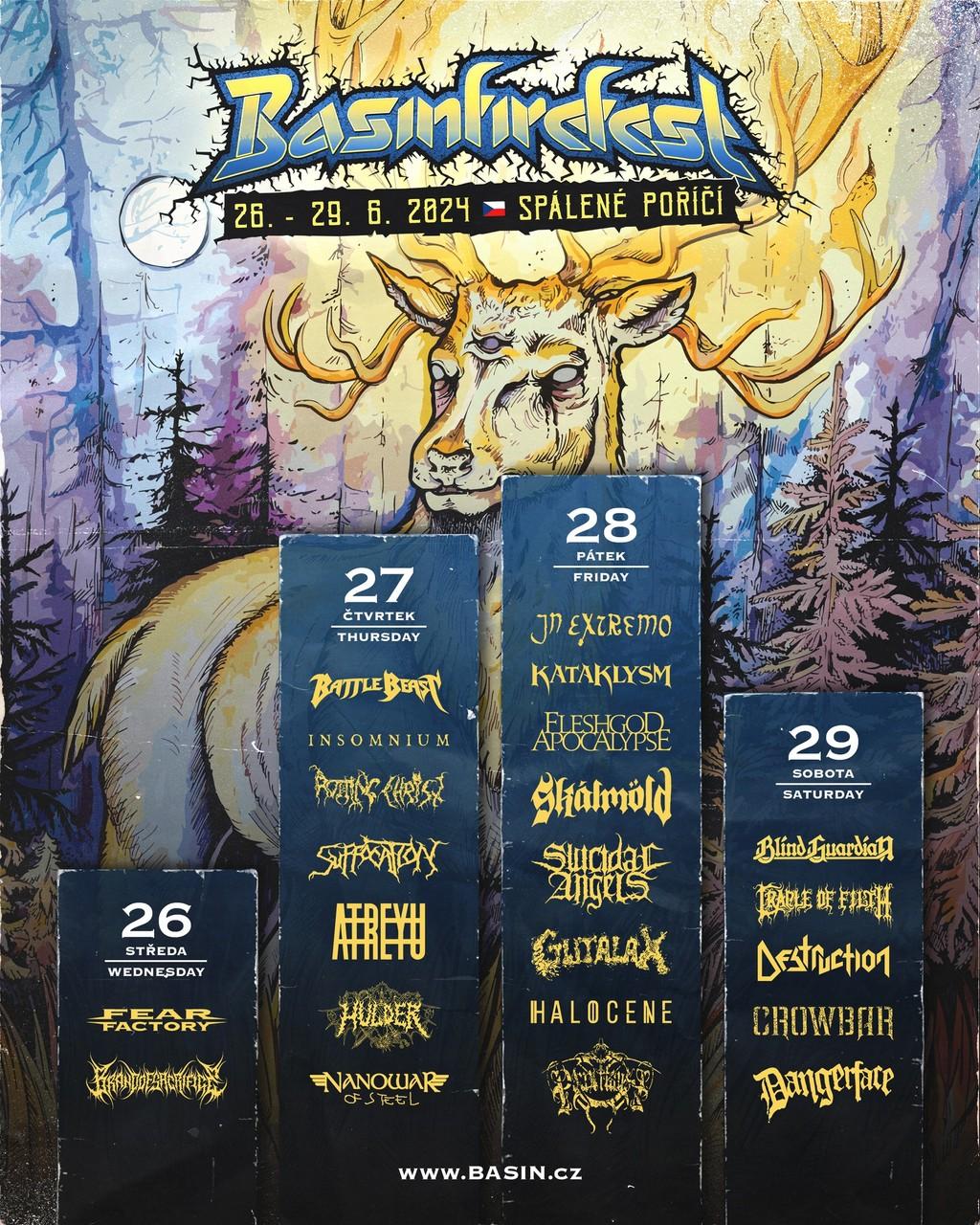 Lineup Poster Basinfirefest 2024