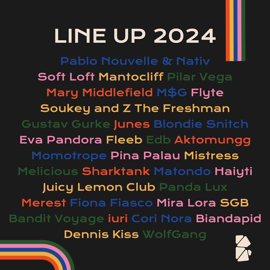 Lineup Poster BScene Musikfestival 2024