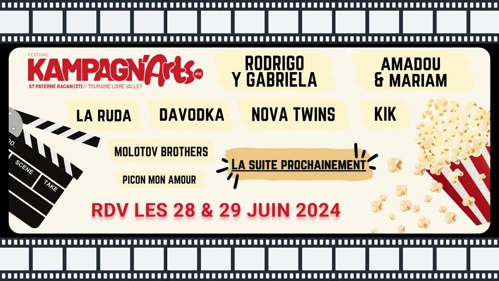 Lineup Poster Festival des Kampagn'arts 2024