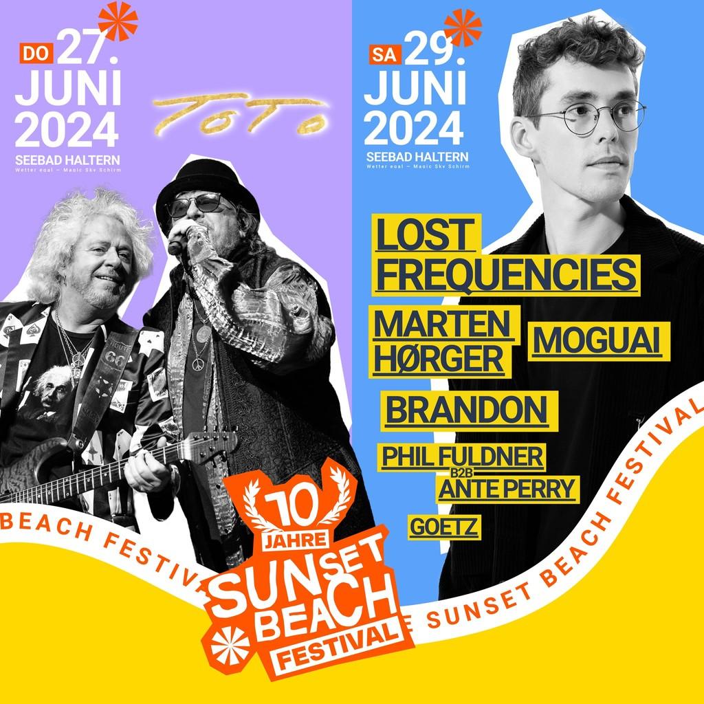 Lineup Poster Sunset Beach Festival 2024