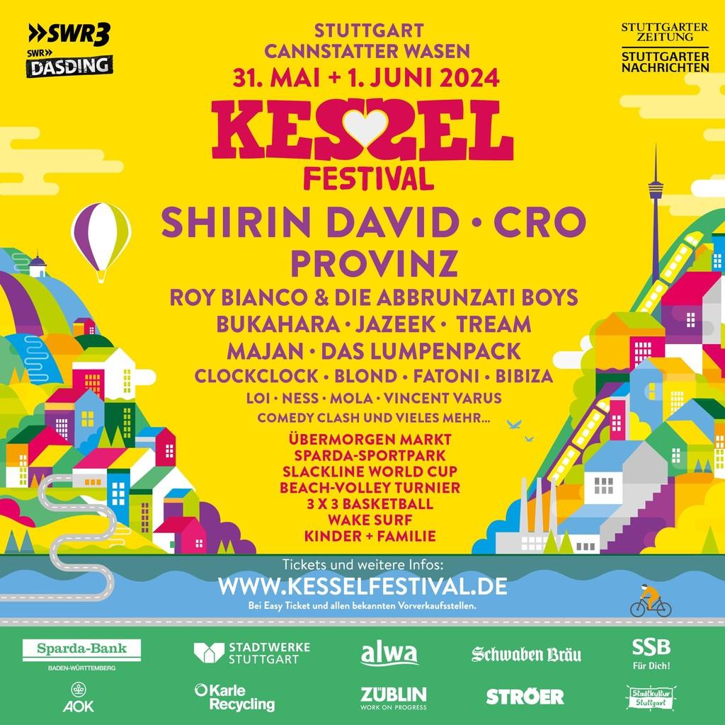 Lineup Poster Kessel Festival 2024
