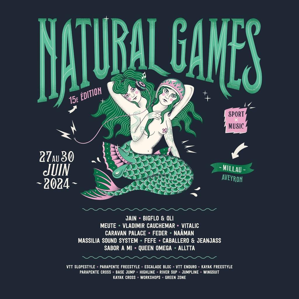 Lineup Poster Natural Games 2024