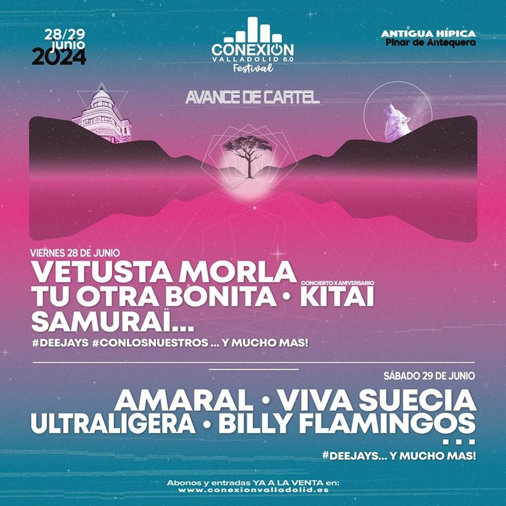 Lineup Poster Conexión Valladolid Festival 2024