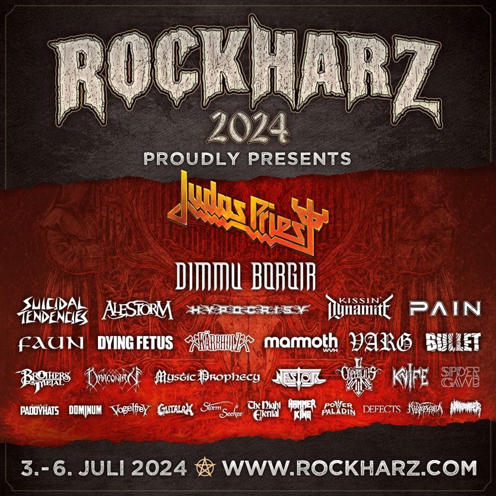Lineup Poster Rockharz Open Air 2024