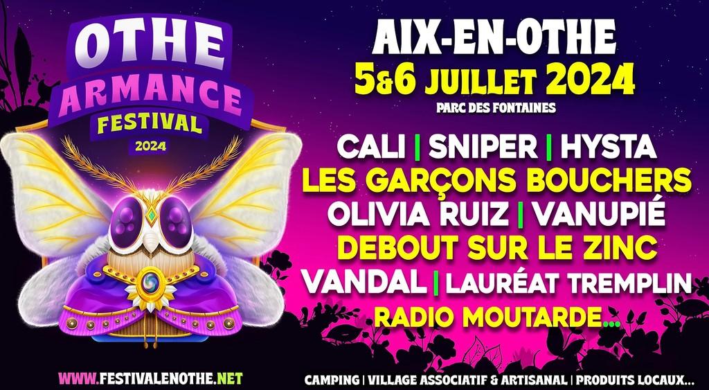 Lineup Poster Othe Armance Festival 2024