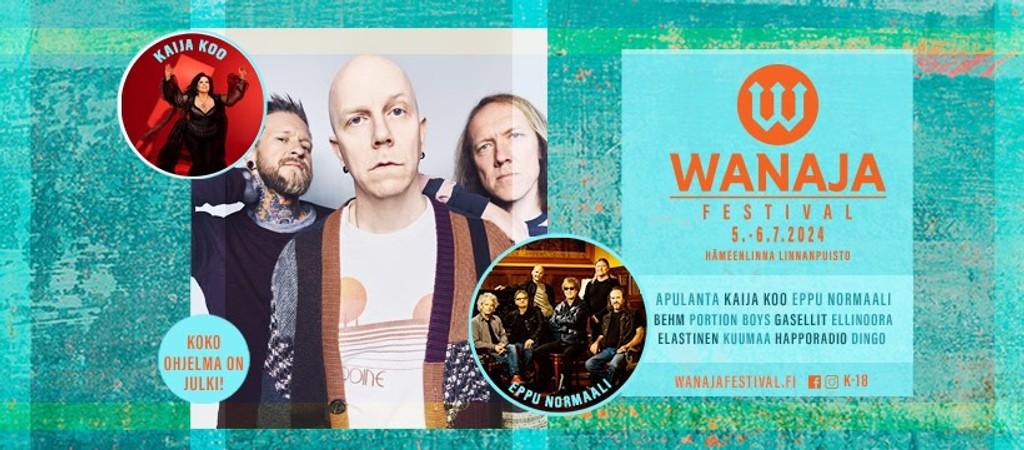 Lineup Poster Wanaja Festival 2024