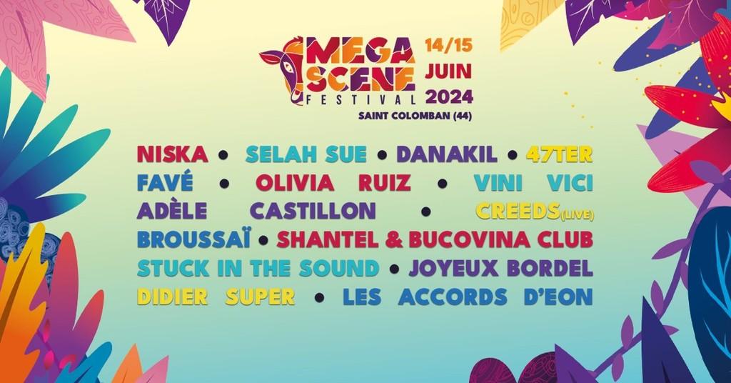 Lineup Poster Festival Megascene 2024