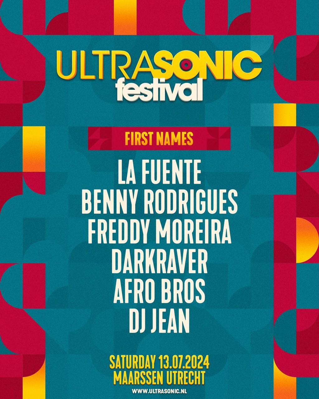 Lineup Poster Ultrasonic Festival 2024