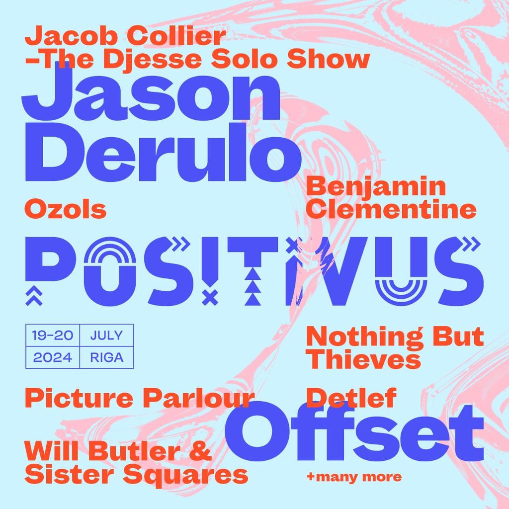 Lineup Poster Positivus Festival 2024