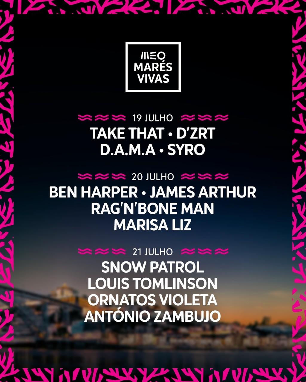 Lineup Poster MEO Marés Vivas 2024