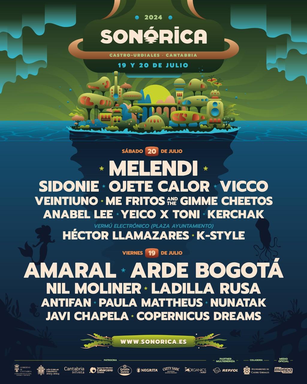 Lineup Poster Sonórica 2024