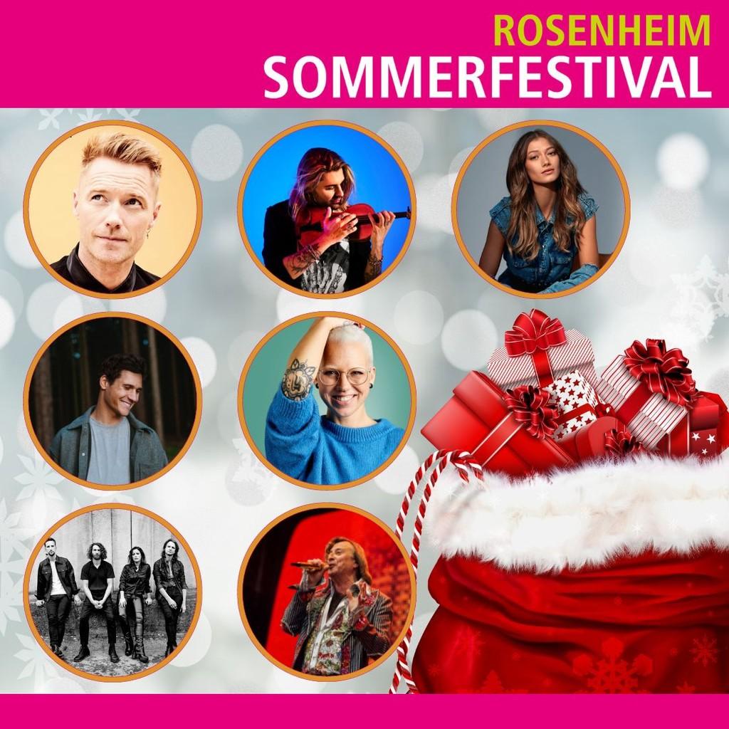 Lineup Poster Rosenheim Sommerfestival 2024