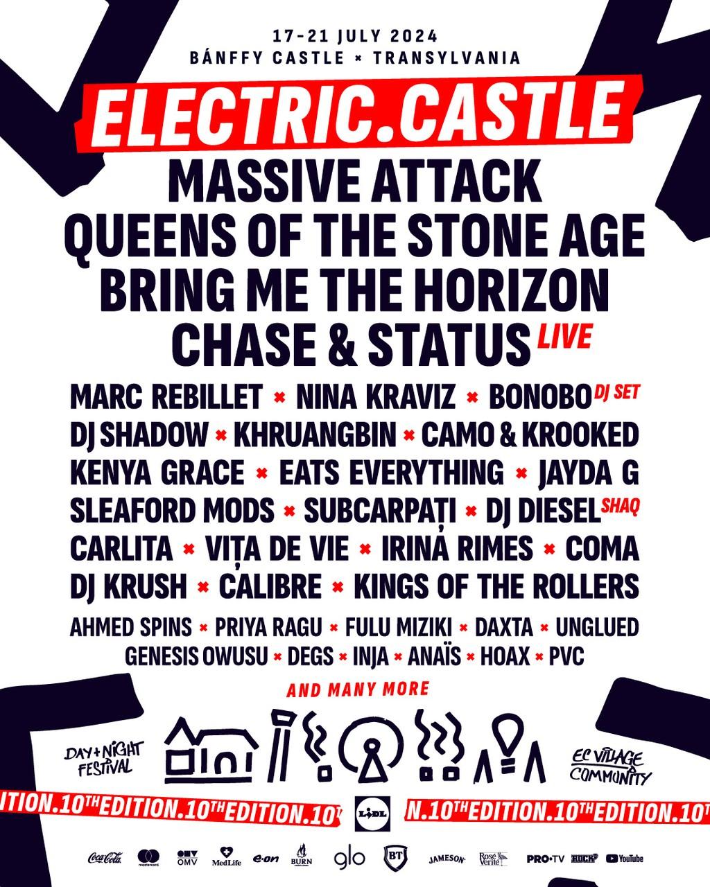 Lineup Poster Electric Castle 2024
