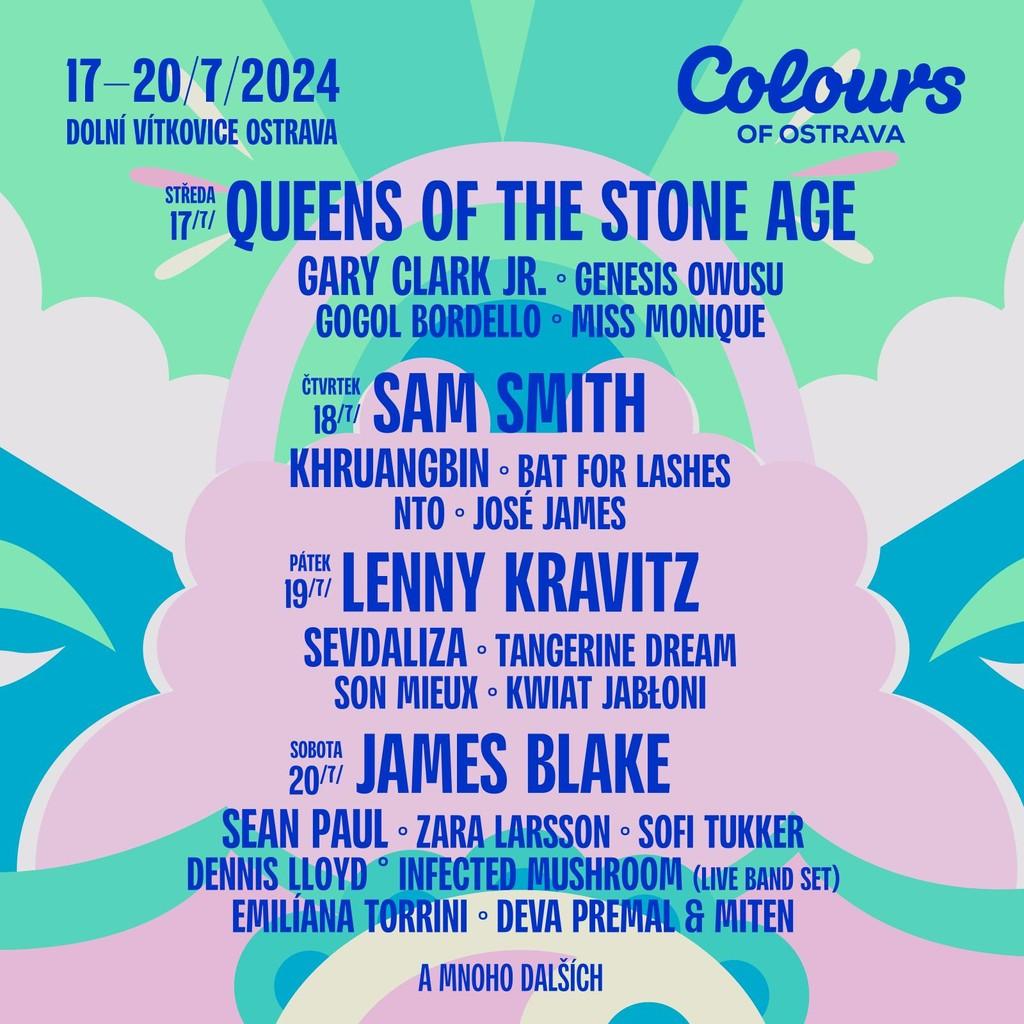 Lineup Poster Colours Of Ostrava 2024