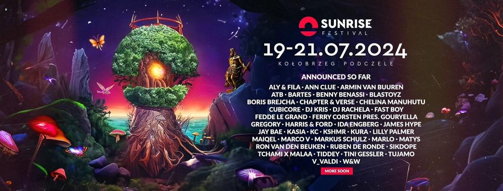 Lineup Poster Sunrise Festival 2024