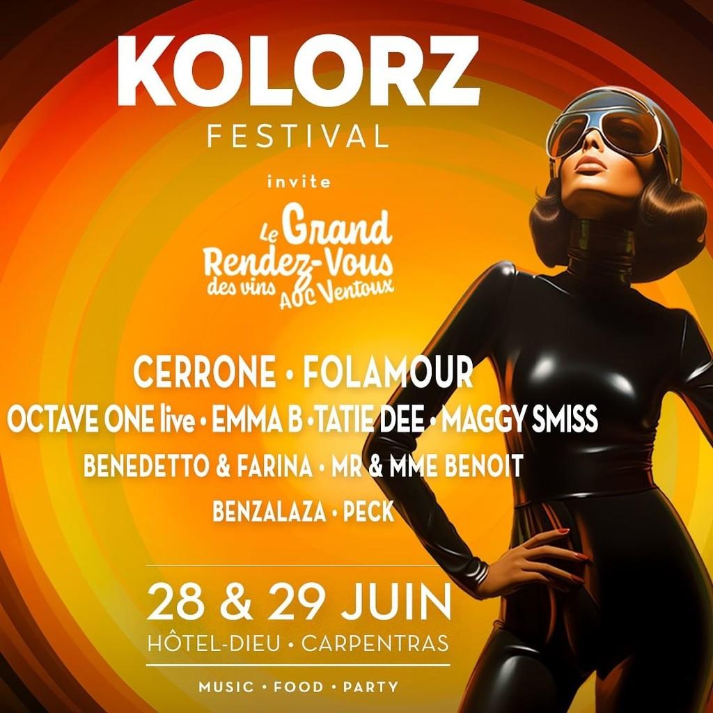 Lineup Poster Kolorz Festival 2024