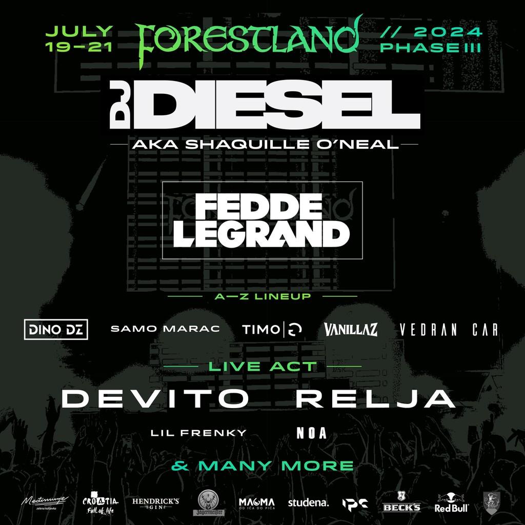 Lineup Poster Forestland XII 2024