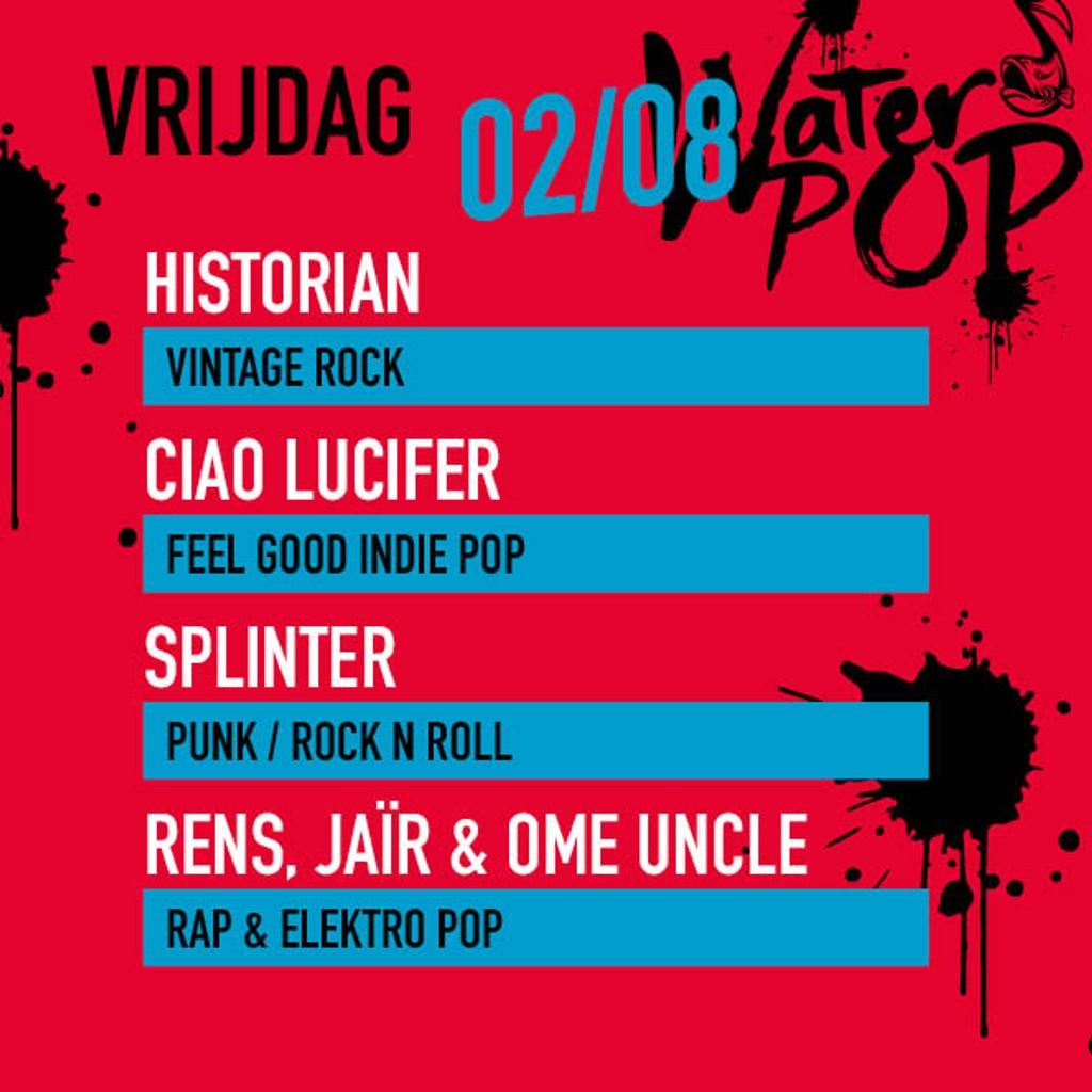 Lineup Poster Waterpop 2024