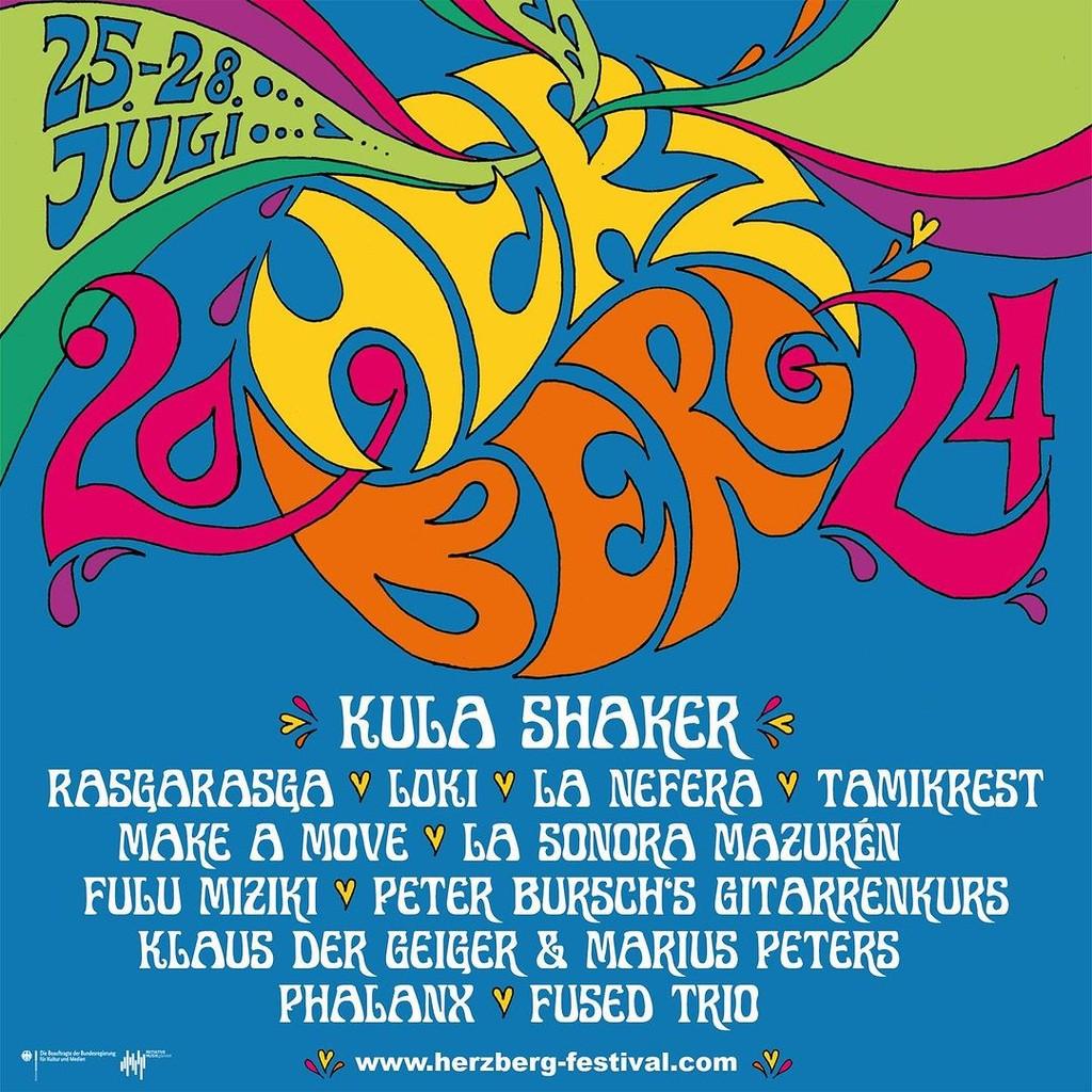 Lineup Poster Herzberg Festival 2024