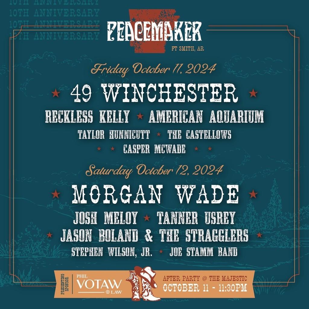 Lineup Poster Peacemaker Festival 2024