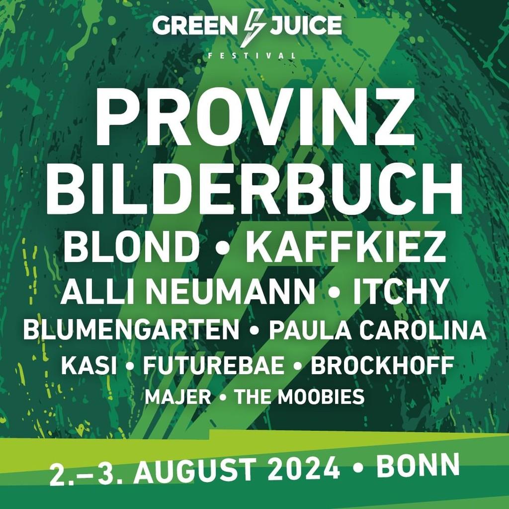 Lineup Poster Green Juice Festival 2024