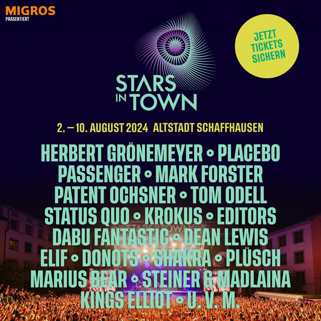 Lineup Poster Stars in Town 2024