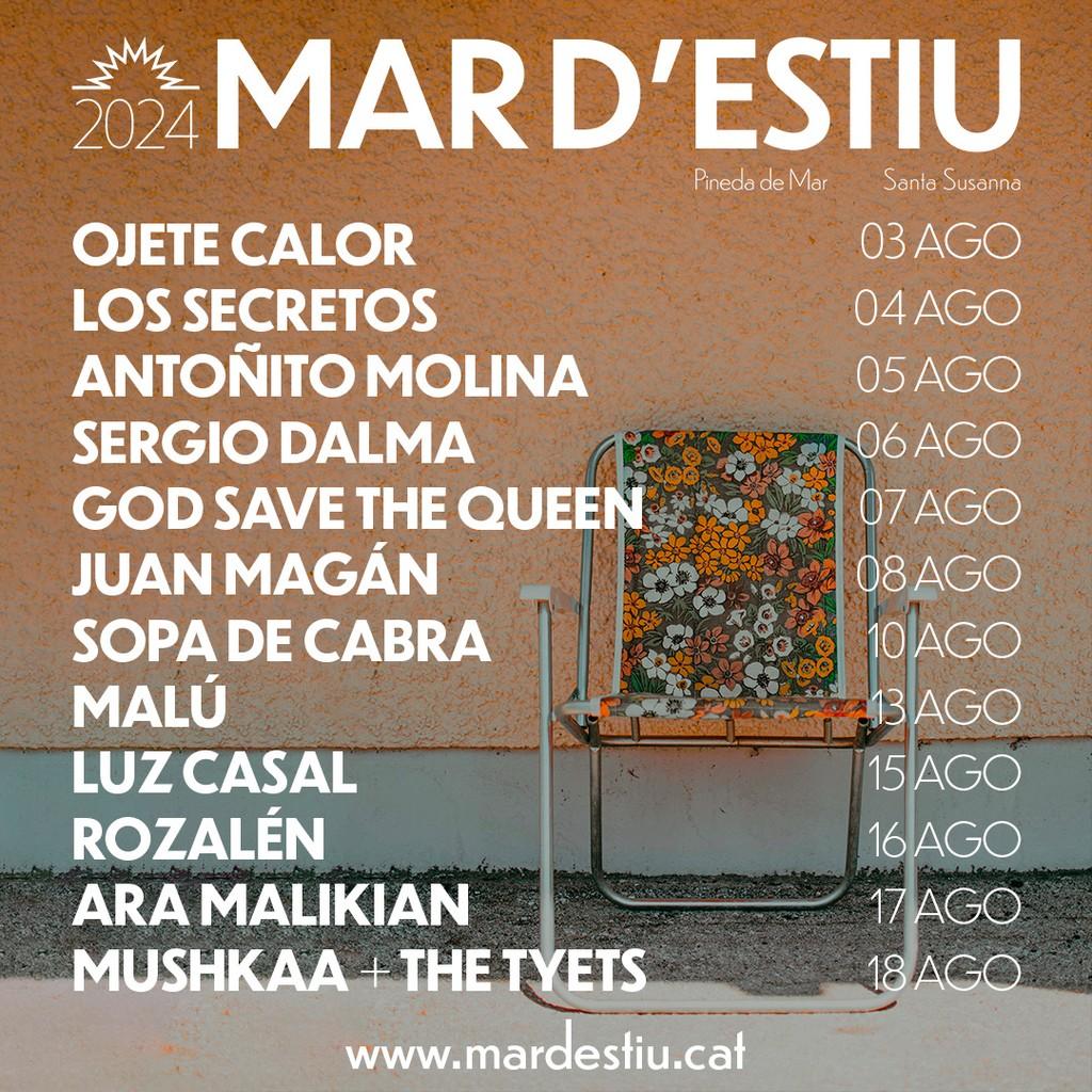 Lineup Poster Mar d'Estiu 2024