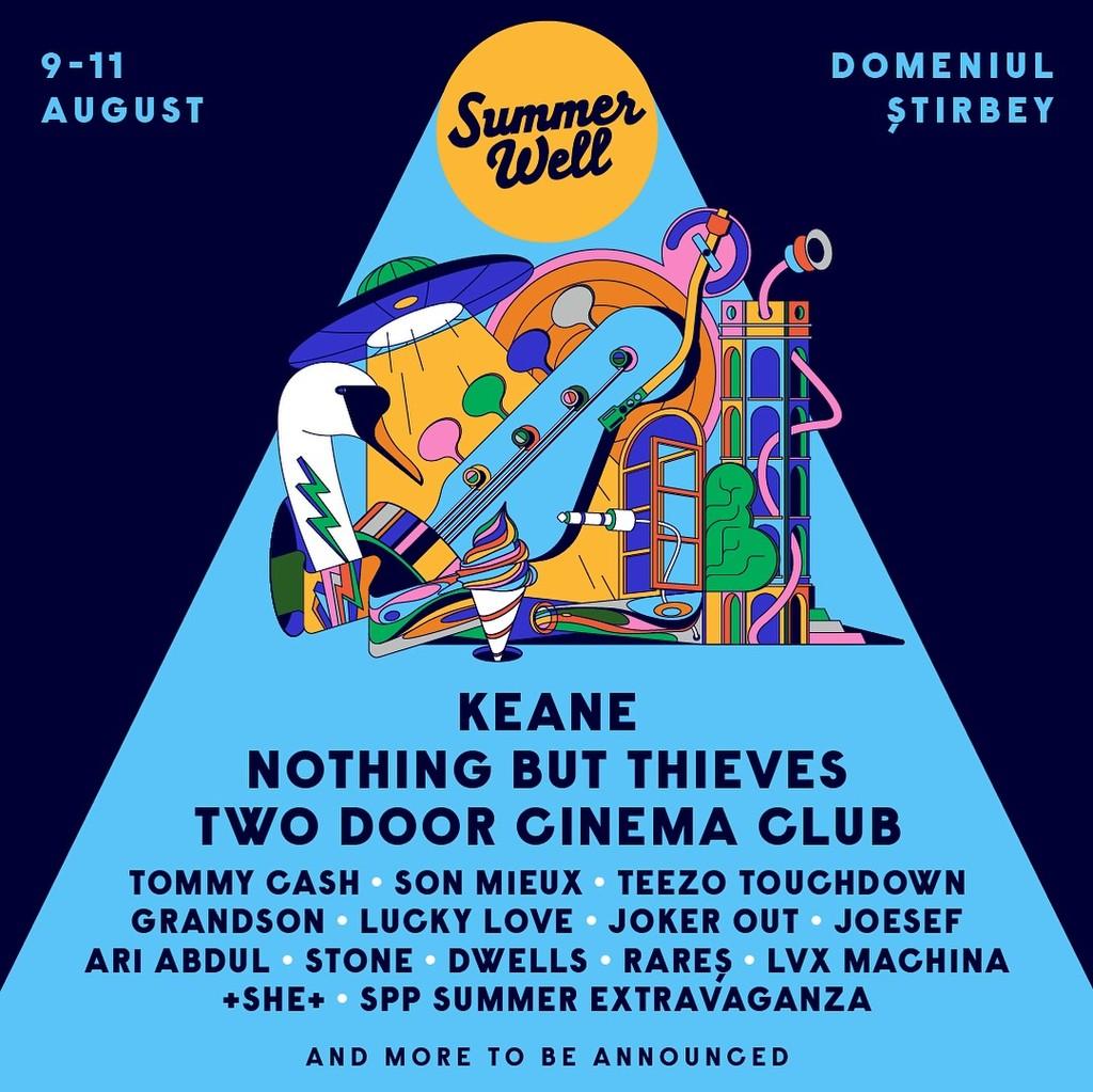 Lineup Poster Summer Well Festival 2024