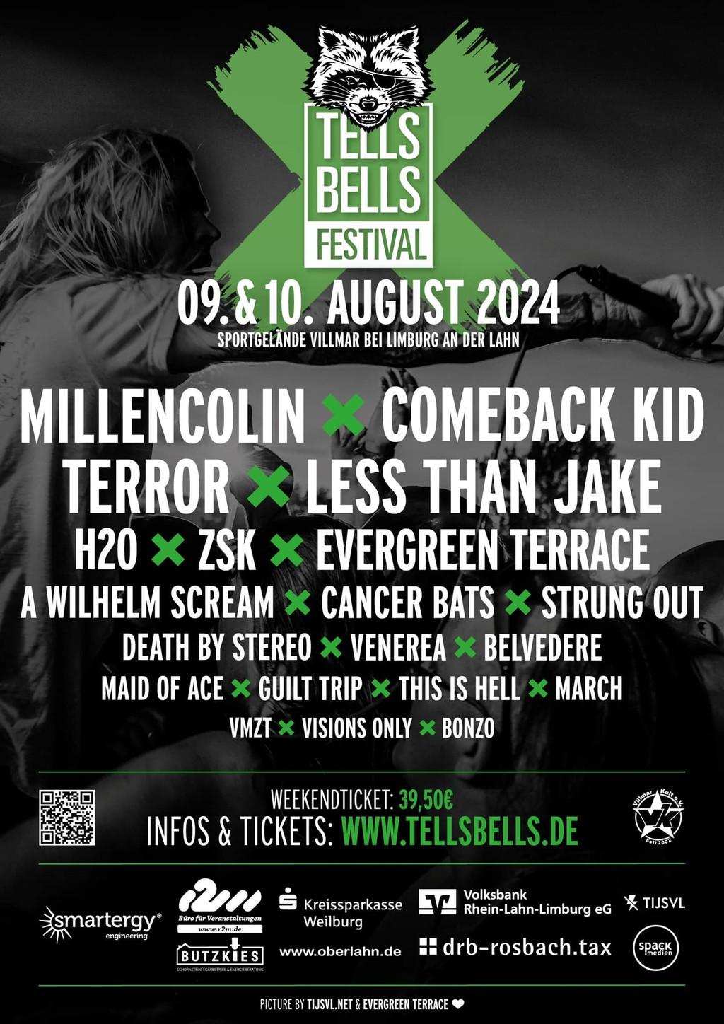 Lineup Poster Tells Bells Festival 2024