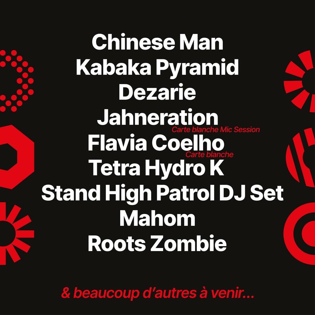 Lineup Poster No Logo Festival 2024