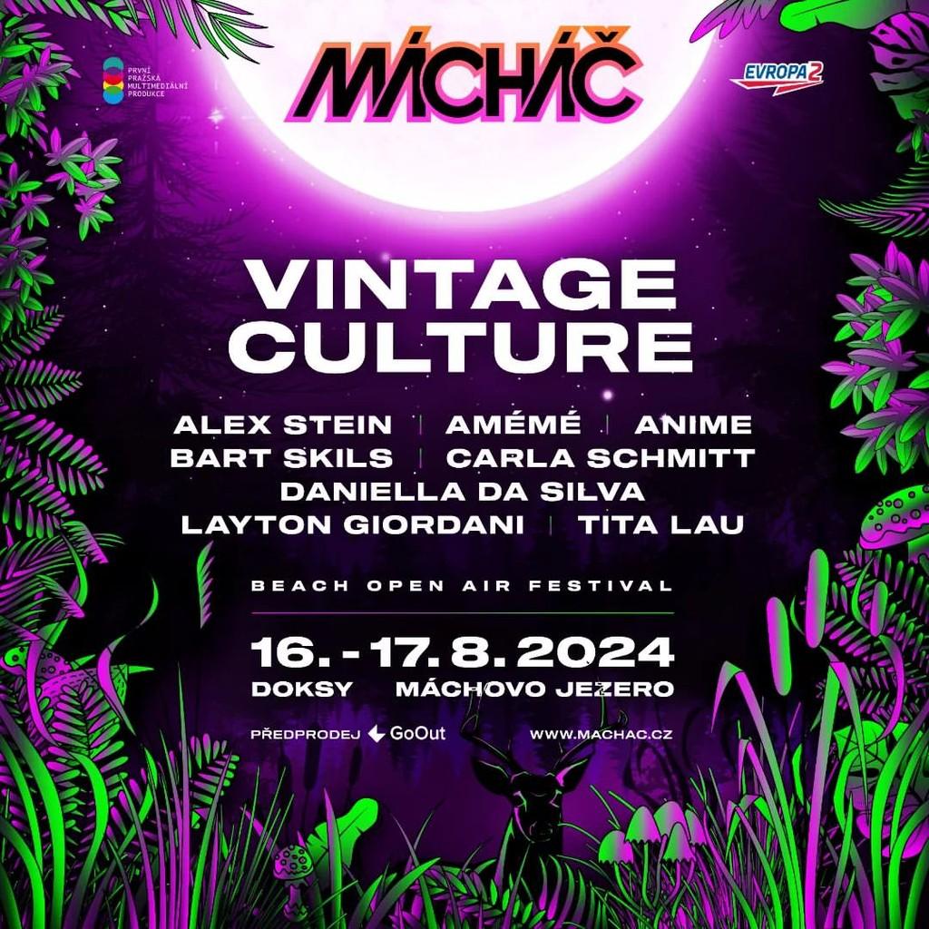 Lineup Poster Mácháč Festival 2024