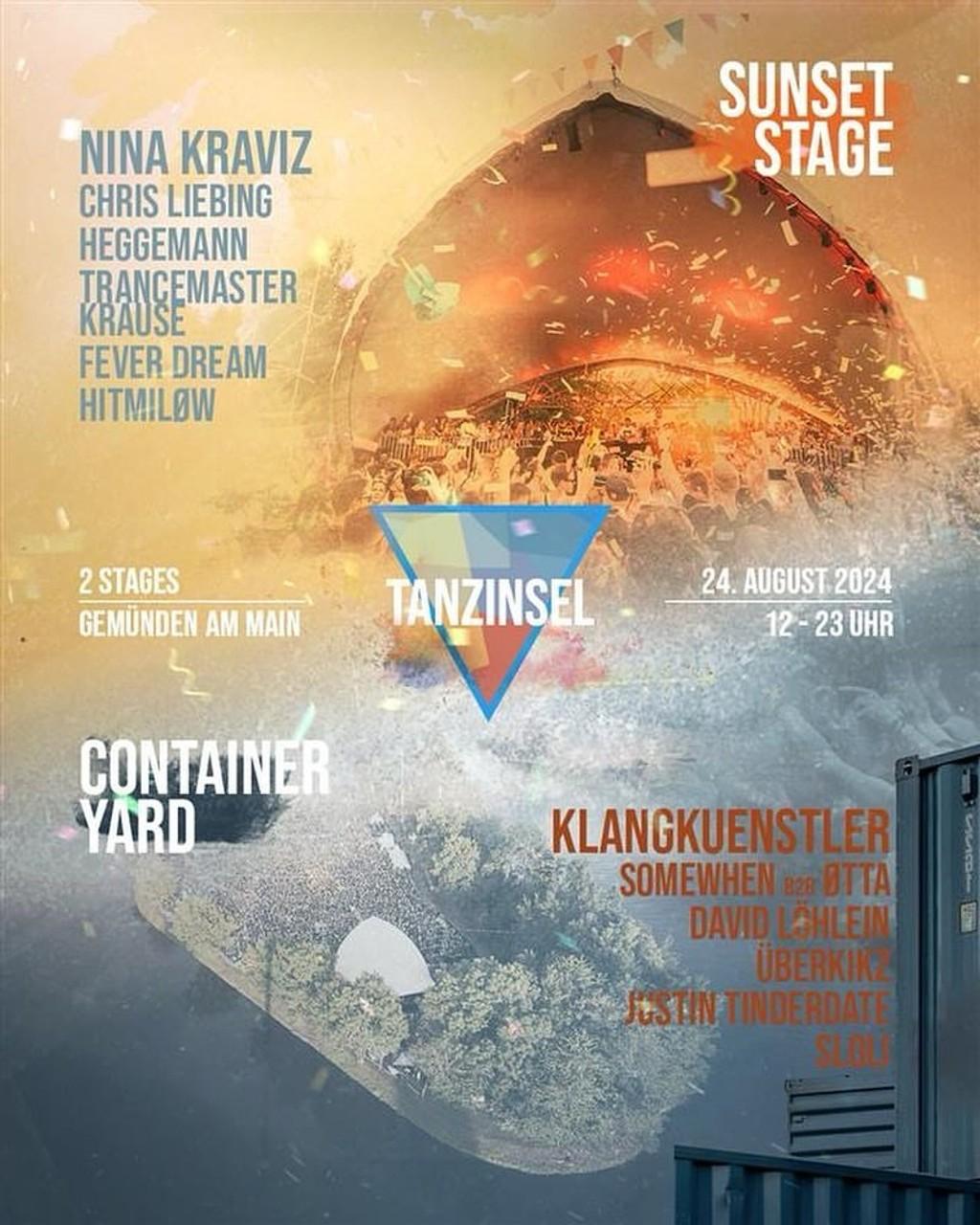 Lineup Poster Tanzinsel Open Air 2024