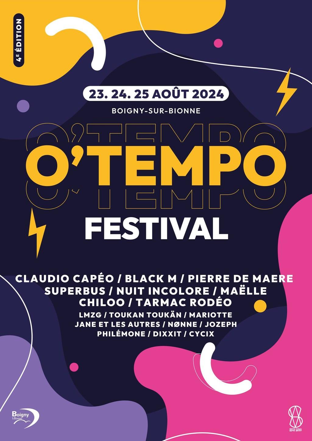 Lineup Poster Festival O'Tempo 2024