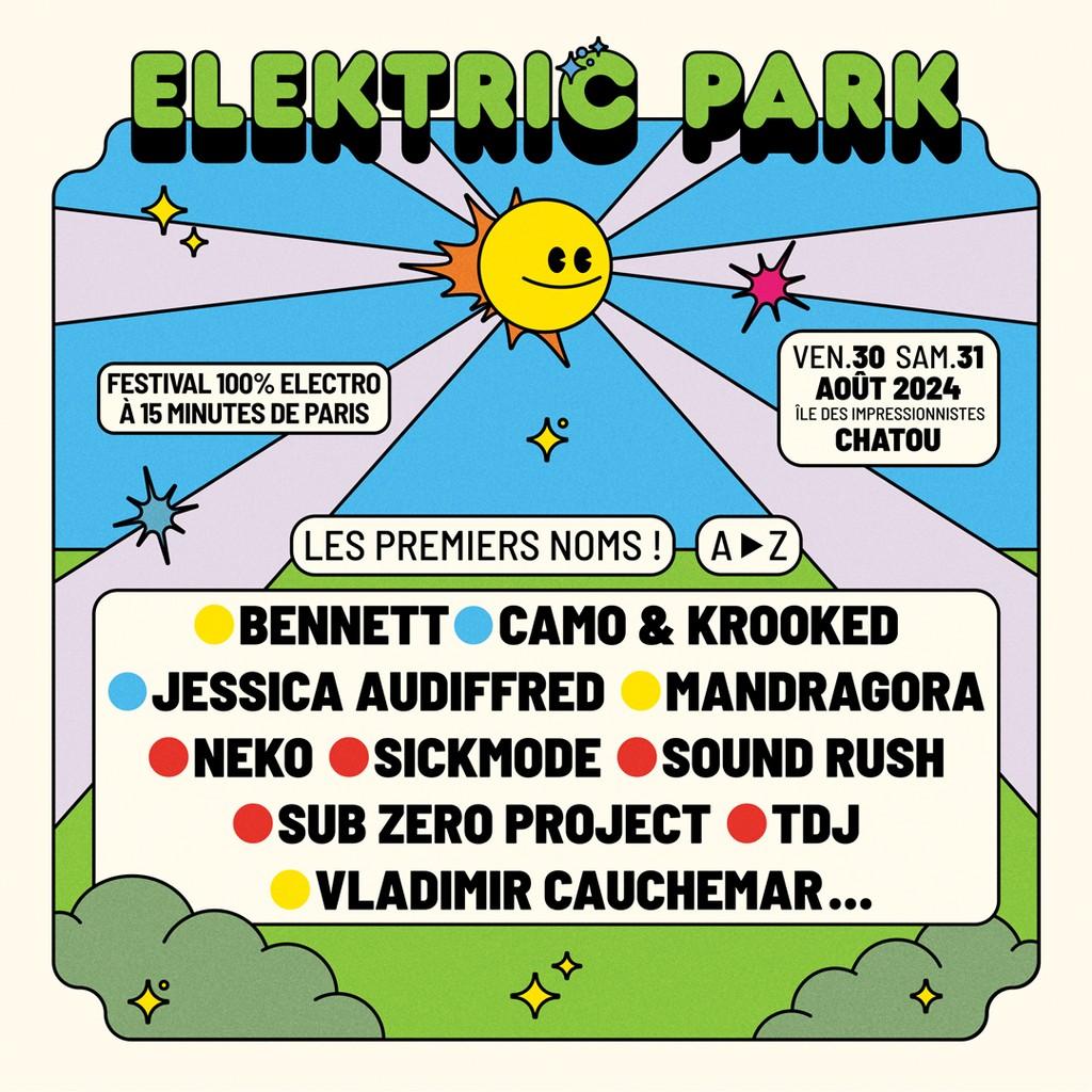 Lineup Poster Elektric Park 2024