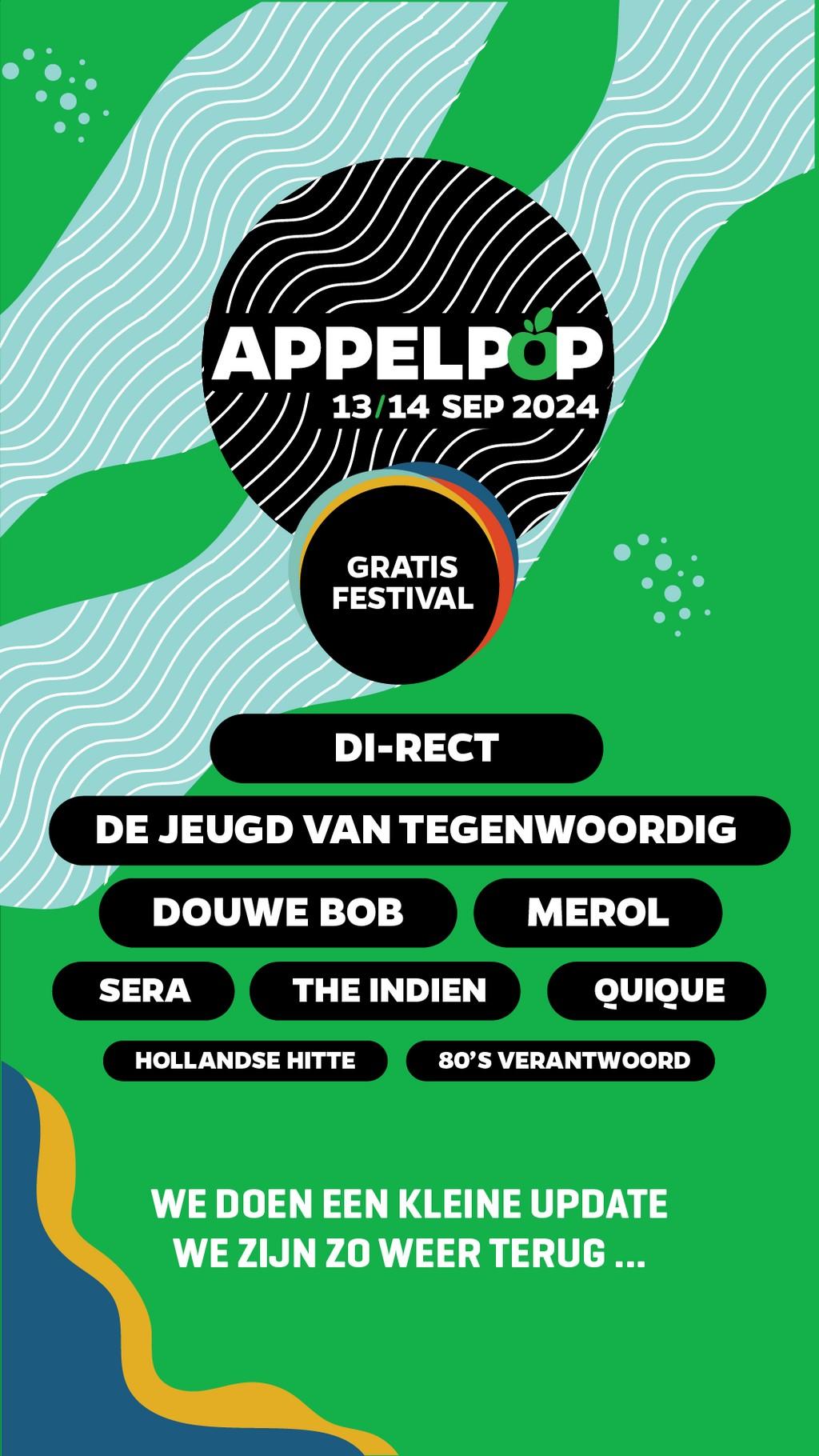 Lineup Poster Appelpop 2024