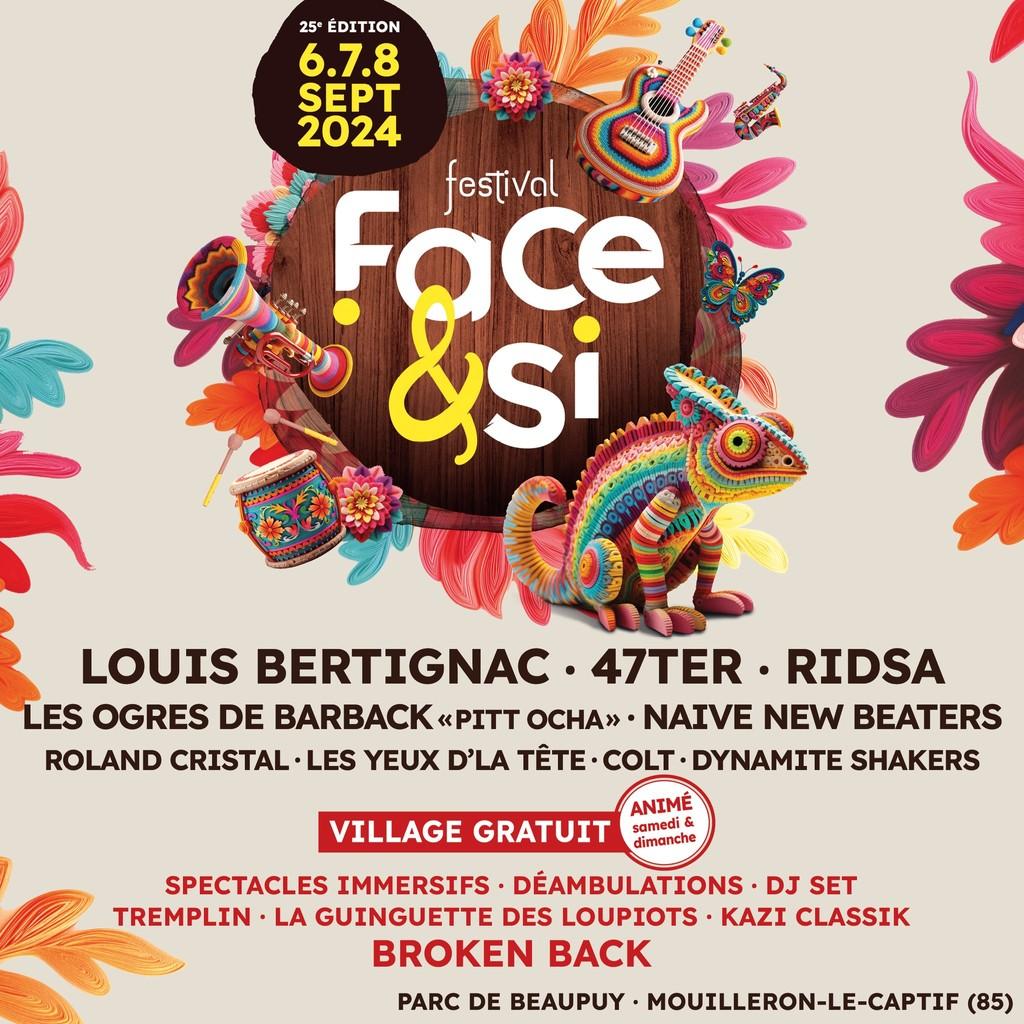 Lineup Poster Face & Si Festival 2024