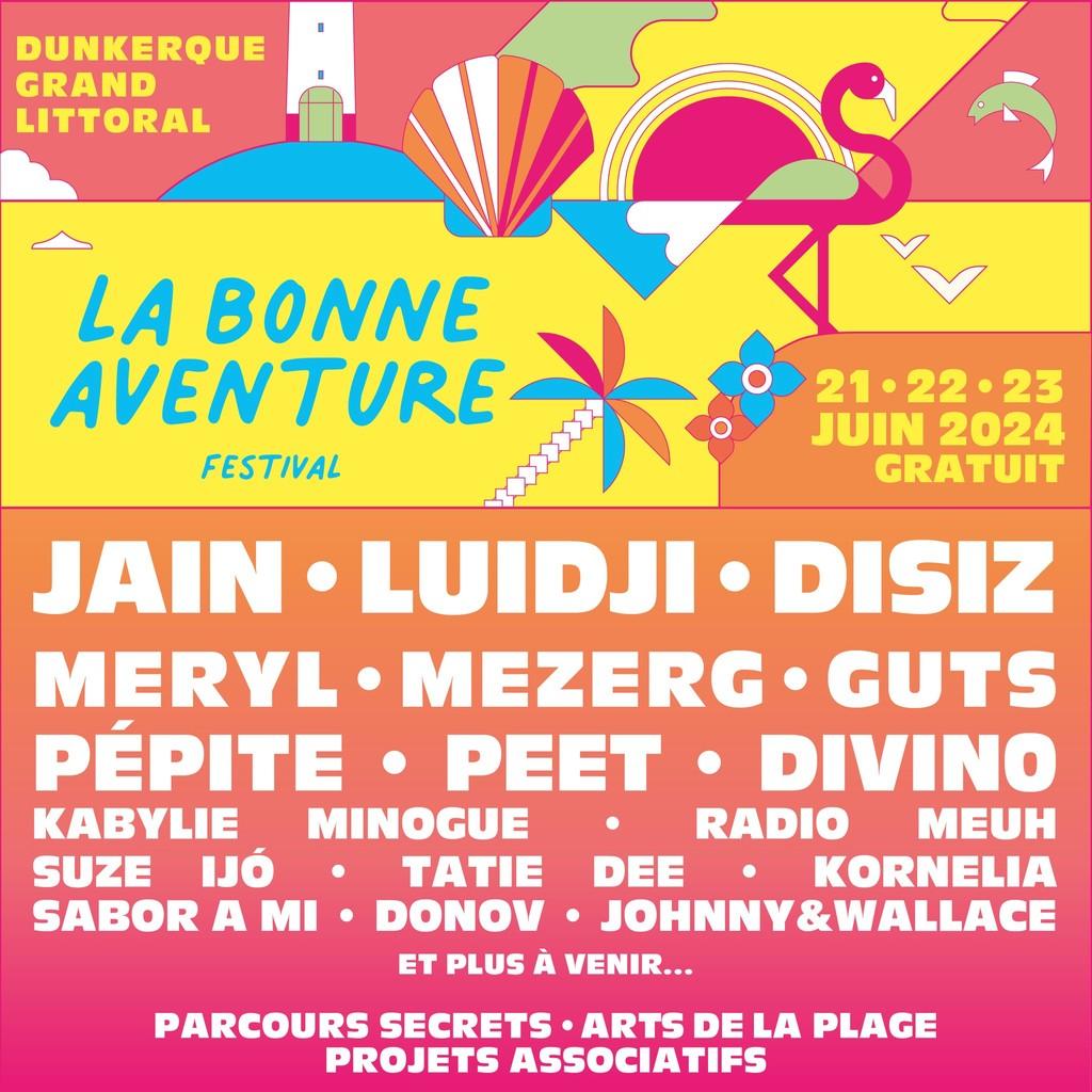 Lineup Poster La Bonne Aventure 2024